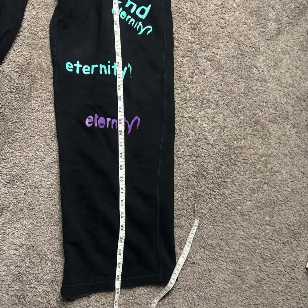 Champion Graphic Sweatpants Size M Where Will You Spend Eternity